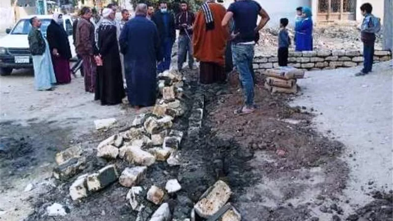 إزالة التعديات المخالفة على الأراضى الزراعية فى مركز فاقوس.. بالصور