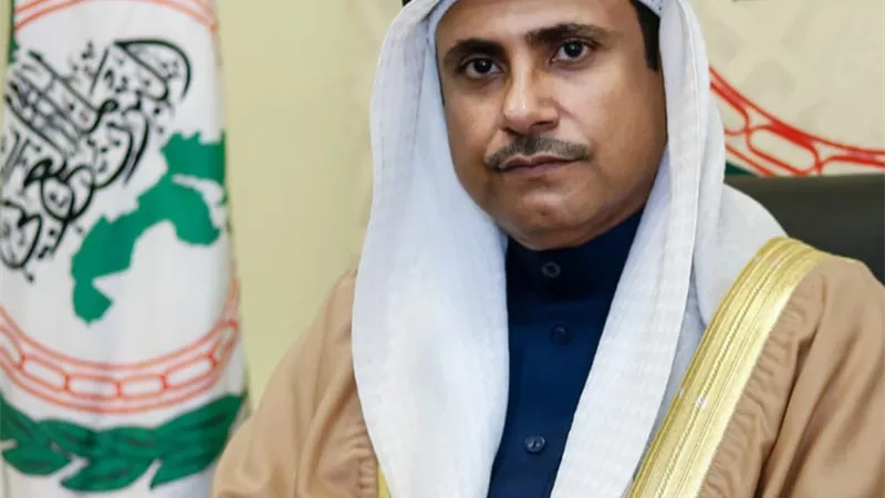 رئيس البرلمان العربي يدين الاعتداء الإرهابي الذي استهدف مطار أربيل بالعراق