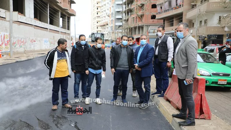 محافـظ المنوفية يتابع أعمال الرصف والتطوير بشارع صبري أبوعلم ومنطقة المستشفى التعليمي