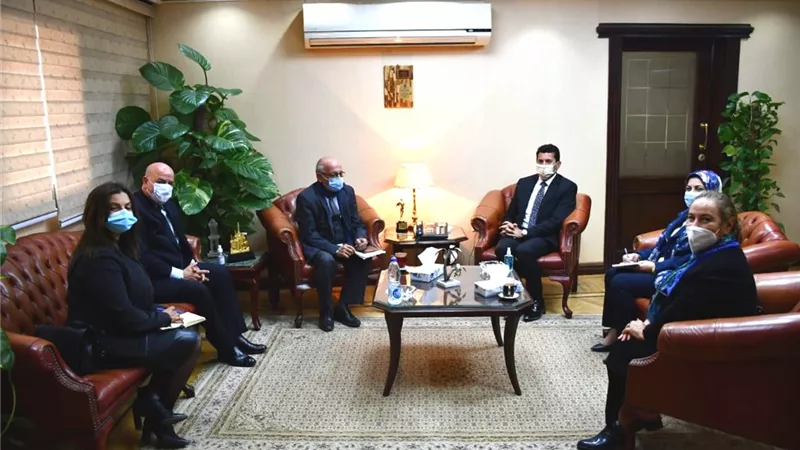 وزير الشباب يبحث التعاون مع ممثل صندوق الأمم المتحدة للسكان