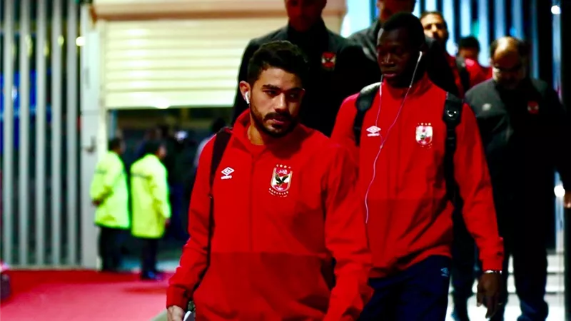 الاهلى يصل ستاد القاهرة لمواجهة المريخ السودانى بدورى الابطال