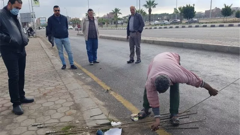 جهاز دمياط الجديدة يرفع حالة الإستعداد القصوى لمواجهة الطقس السيئ.. بالصور