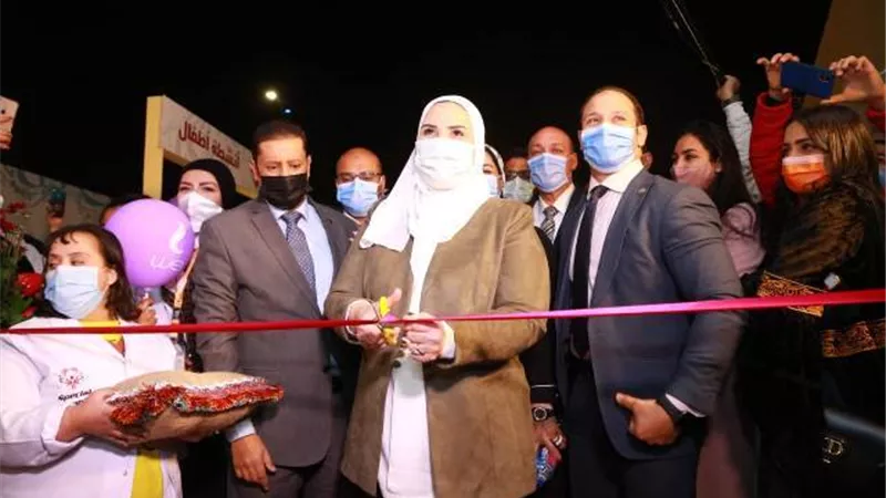 وزيرة التضامن تفتتح الدورة الـ 61 لمعرض 