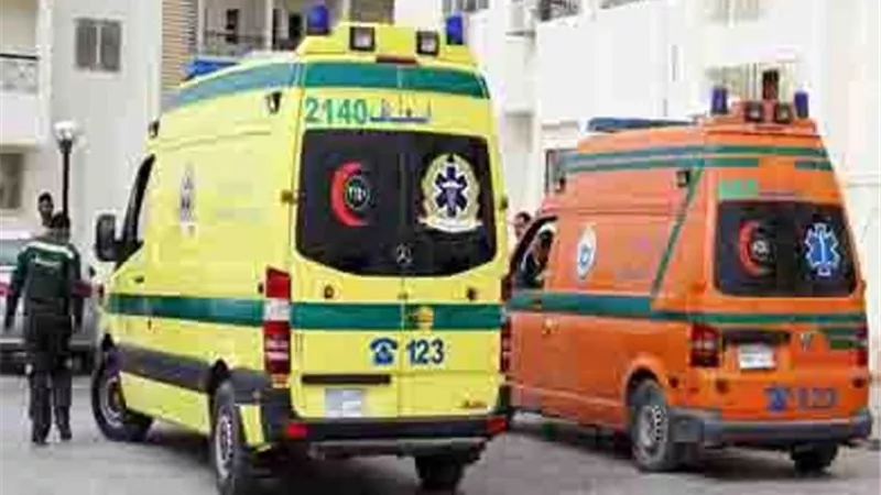 اصابة ٥ أشخاص فى انقلاب سيارة ميكروباص بوادي النطرون