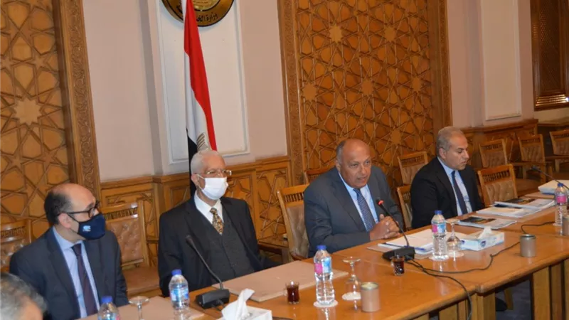 وزير الخارجية يشارك في جلسة تحضيرية لمنتدى أسوان للسلام والتنمية المستدامين