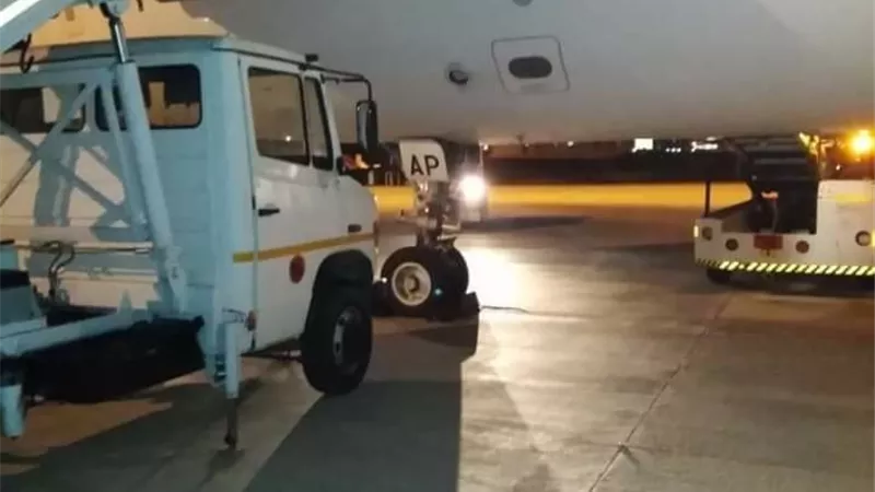 مطار برج العرب يستقبل اولي رحلات الخطوط الليبية