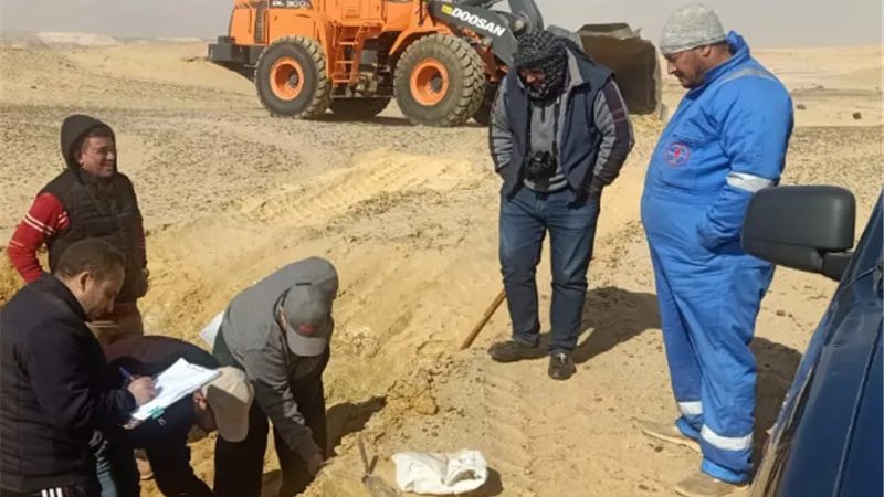 وزير الزراعة : يشيد بالفريق البحثي الذي يواصل العمل في صحراء غرب السويس رغم الأحوال الجوية السيئة