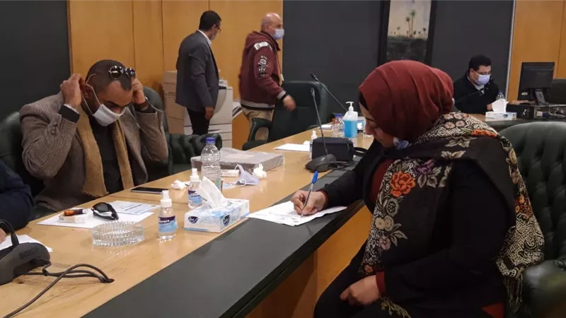 دعاء النجار تتقدم بأوراق ترشحها لانتخابات الصحفيين