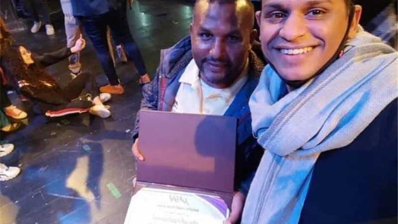 أحمد عبد الجواد أفضل ممثل فى مسابقة وزارة الشباب