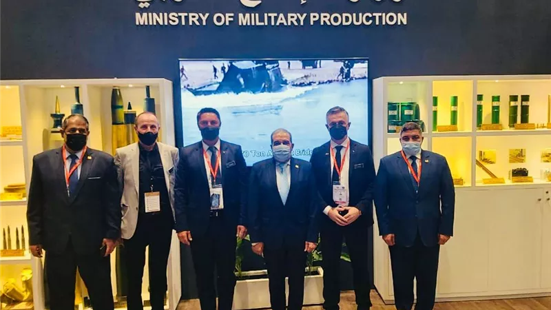 الإنتاج الحربي يشارك بفعاليات افتتاح معرض الدفاع الدولي IDEX 2021 بأبو ظبي