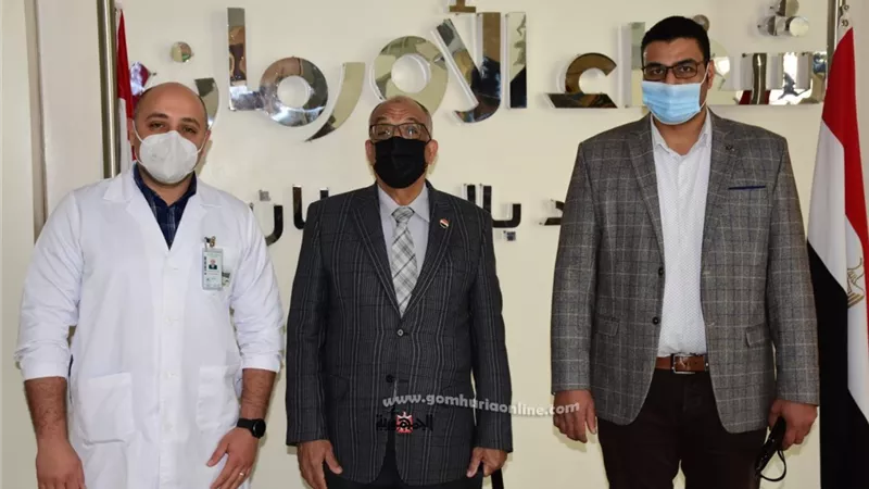 مستشفى شفاء الأورمان يستقبل أساتذة كلية العلاج الطبيعى بجامعة جنوب الوادى