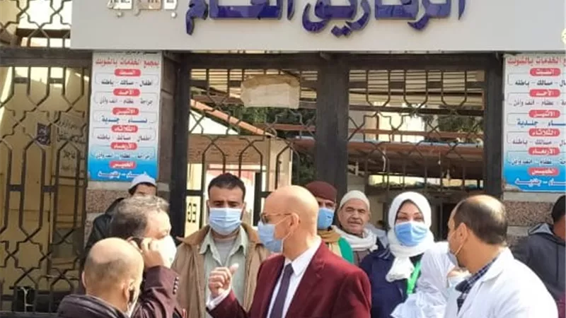 وكيل وزارة الصحة يتفقد سير العمل بمستشفي الزقازيق العام