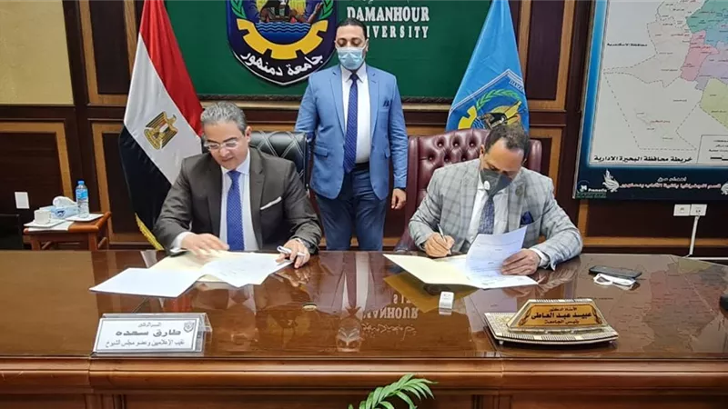 برتوكول تعاون اعلامي بين نقابة الإعلاميين وجامعة دمنهور