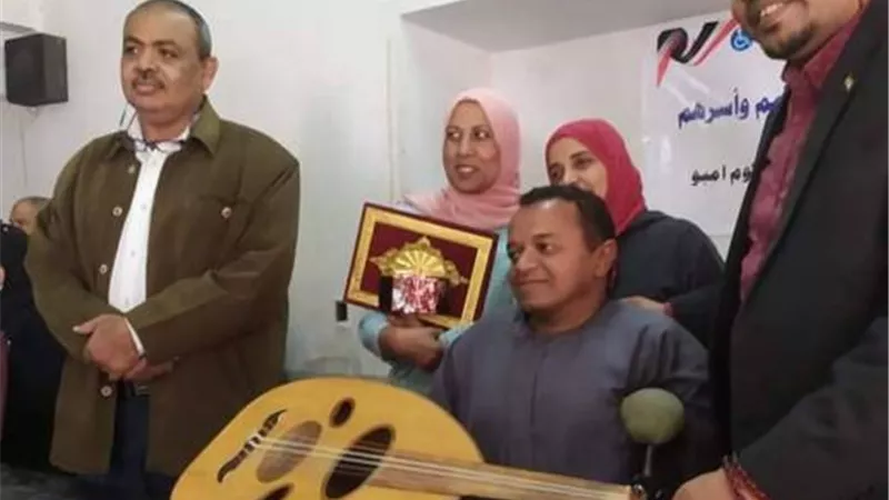 تكريم المتميزين من ذوي الهمم في مركز كوم امبو