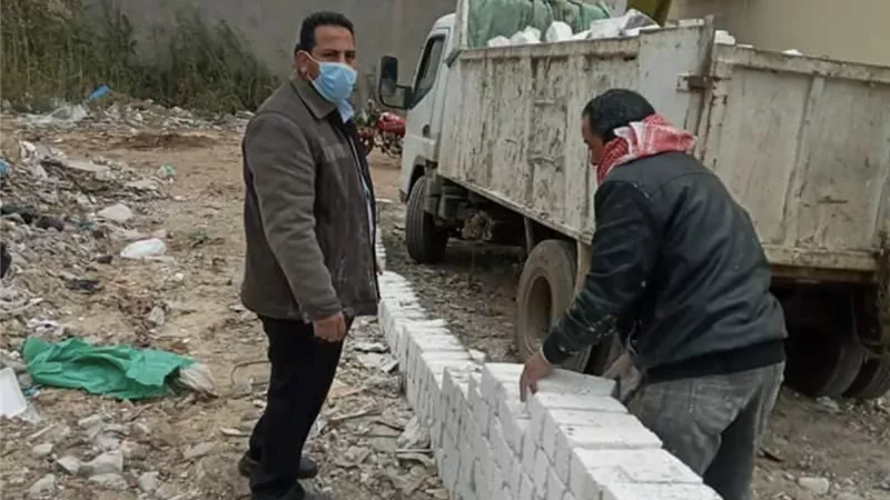 إزالة ١٢٢ حالة تعدي بالبناء على الأراضي الزراعية بالغربية