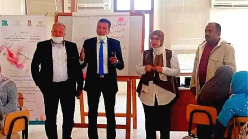 تضامن الوادى الجديد تطلق البرنامج القومي لتنمية الطفولة بالحضانات.صور