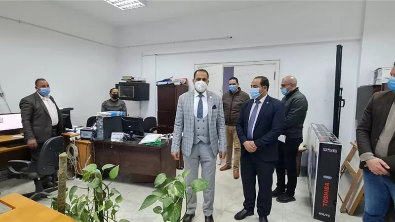 تدريب أمناء كليات جامعة دمنهور على نظام إدارة المؤسسة الإلكترونية