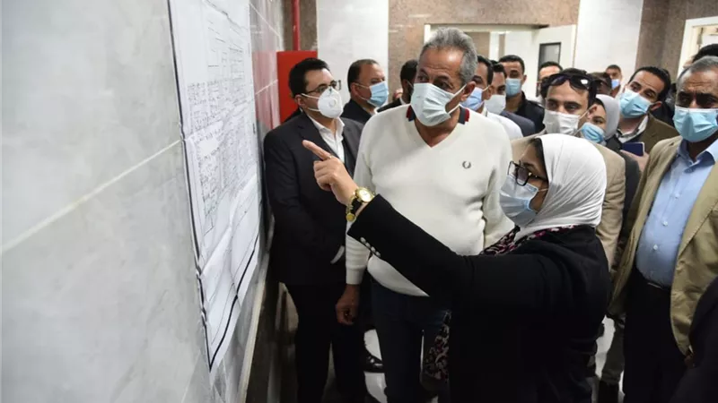 وزيرة الصحة: تتفقد مجمع الأقصر الطبي الدولي بتكلفة 1.2 مليار جنيه