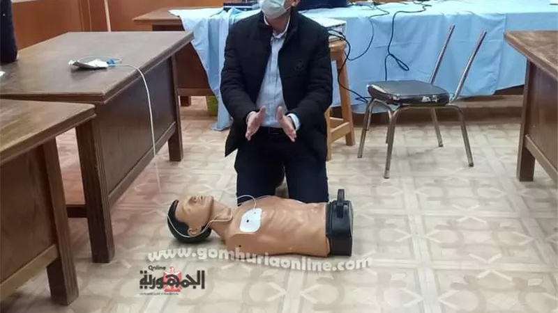 دورة لاطقم تمريض مستشفيات مطروح علي كيفية التعامل مع مريض كورونا
