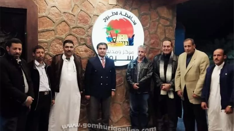 رئيس مركز ومدينة سيوة يلتقي رئيس الاتحاد المصري للميني فوتبول