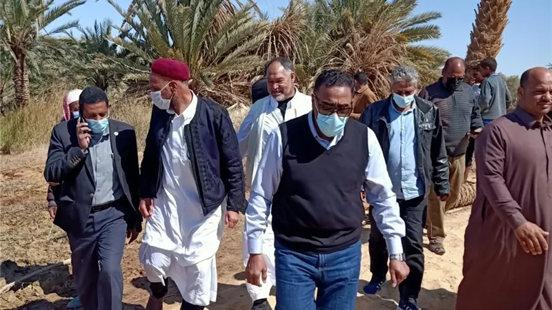 محافظ مطروح يتفقد المشروعات التنموية بسيوة
