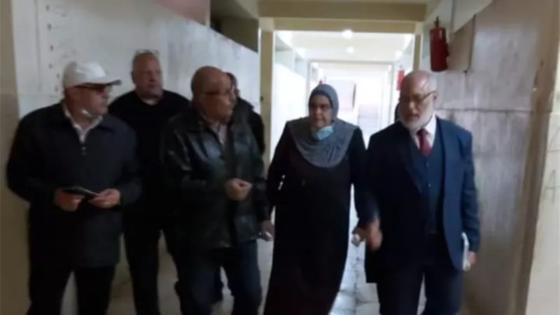 الأمين العام المساعد لفرع جامعة الأزهر يتفقد المدن الجامعية