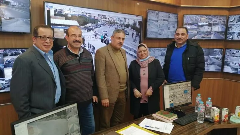 بالصور.. صيانة واستلام نهائي للمرحلة الأولى من كاميرات المراقبة بالعاشر من رمضان
