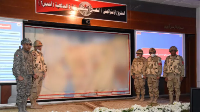 الفريق محمد فريد يشهد تنفيذ المرحلة الرئيسية للمشروع الإستراتيجي (أحمس 3)
