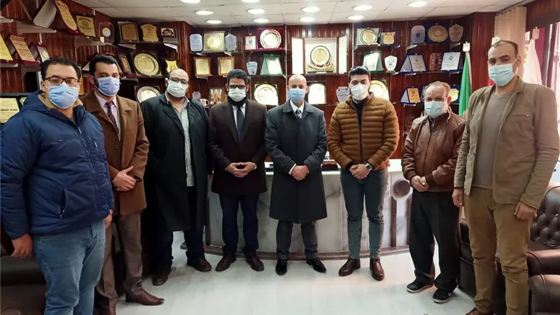 وكيل وزارة الصحة بالشرقية يستقبل مدير إدارة الرقابة الداخلية بوزارة الصحة والفريق المرافق