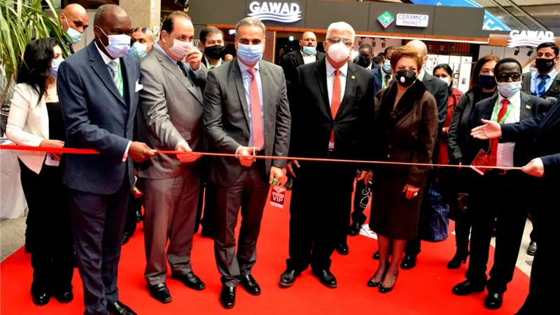 افتتاح فعاليات الدورة الثامنة للمعرض الرسمي للسيراميك والبورسلين والأدوات الصحية «CERAMICA MARKET»