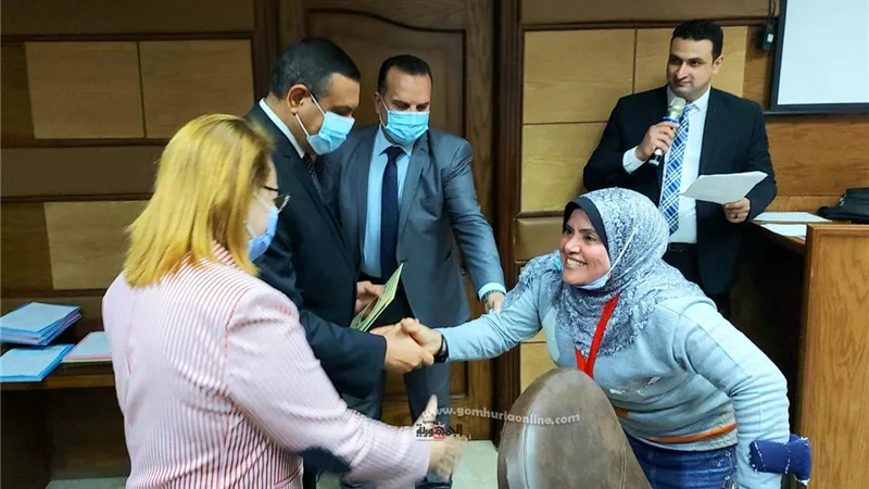 محافظ البحيرة يكرم ذوى الهمم الحاصلين على بطولات على مستوى الجمهورية والفائزين فى انتخابات برلمان الشباب