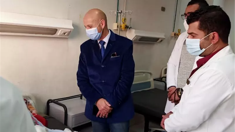وكيل وزارة الصحة يتفقد سير العمل بمستشفي الحسينية المركزى