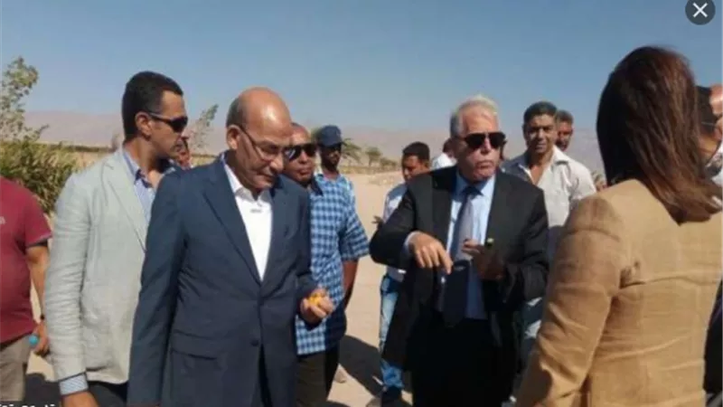 وزير الزراعة ومحافظ جنوب سيناء يفتتحان وحدة مركز بحوث الصحراء لإنتاج الشتلات وتقديم الدعم الفنى بالطور