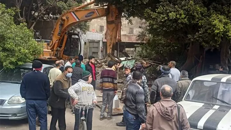 ازالة مخالفات سليمان جوهر بالكامل لاستكمال التطوير