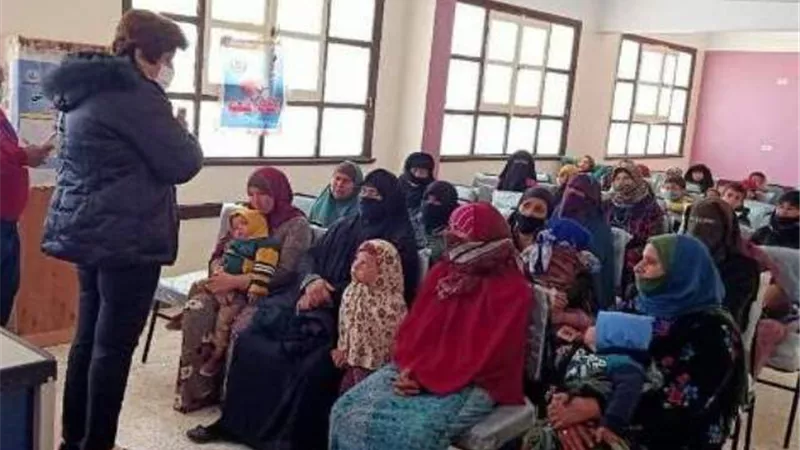 فحص وعلاج 1631 مواطناً في قافلة طبية بمغاغة ضمن مبادرة حياة كريمة