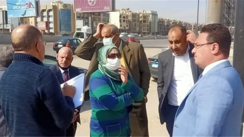 نائب المحافظ: تطوير ورفع كفاءة محور زهراء المعادي حتى كارفور