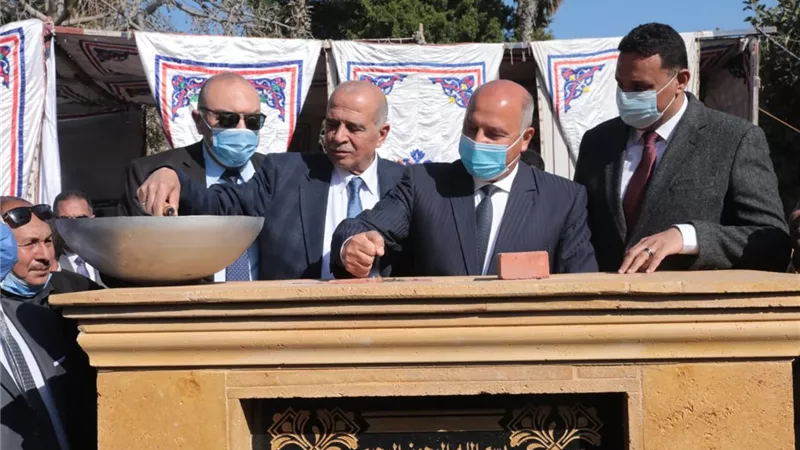 وزير النقل يشهد وضع حجر الاساس وتدشين مشروع تحيا مصر المنصورة