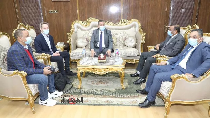 محافـظ المنوفية يلتقى وفد الشركة النرويجية الرائدة في مجال الإستزراع السمكي