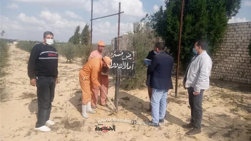 إسترداد 228 فداناً أراضى أملاك دولة من غير الجادين بالبحيرة ..صور
