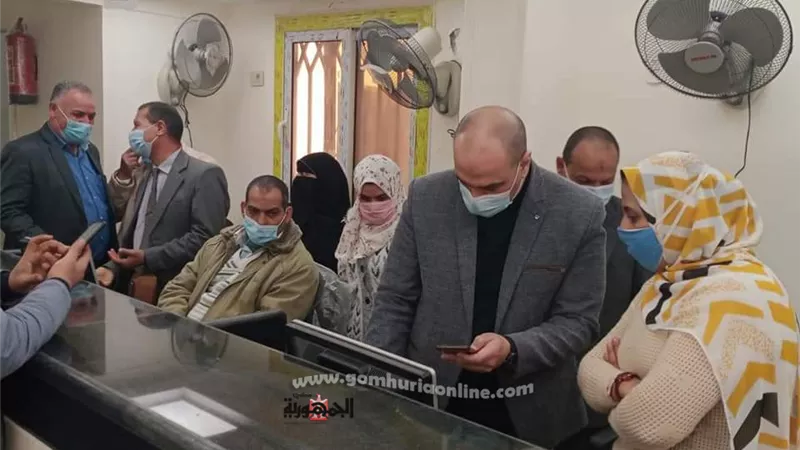 بدء التشغيل التجريبي لمركز خدمة المواطنين بتموين بندر الحامول