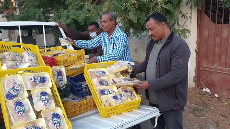 ضبط ربع طن دواجن غير صالحة للإستهلاك الآدمى بالأقصر