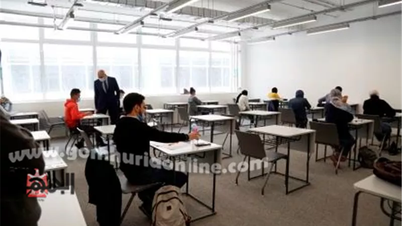 نائب رئيس الجامعة اليابانية يتفقد الامتحانات لمتابعة اجراءات الوقاية من كورونا