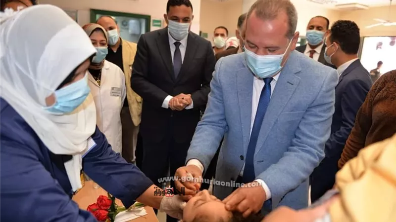 انطلاق الحملة القومية للتطعيم ضد مرض شلل الأطفال بالدقهلية