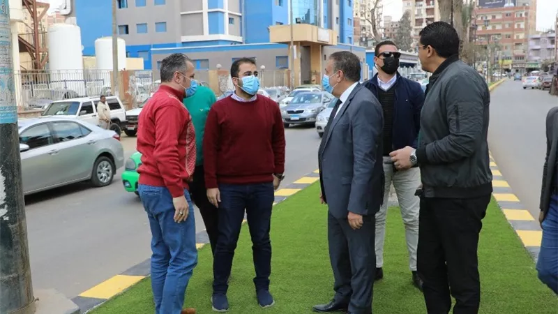 بالصور : محافـظ المنوفية يتفقد ميدانياً أعمال التطوير بعدد من شوارع حي غرب شبين الكوم