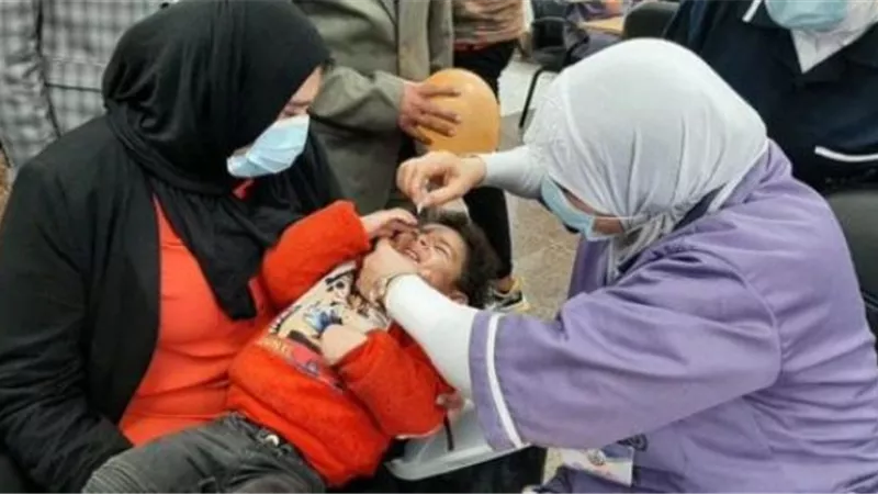 تقييم خطة عمل أول أيام حملة التطعيم ضد شلل الأطفال بالإسماعيلية .صور