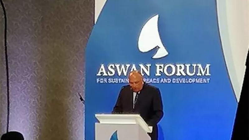 سامح شكري يؤكد : مصر تبذل جهودا متواصلة لتحقيق السلام في القارة الافريقية كأحد ركائز التنمية