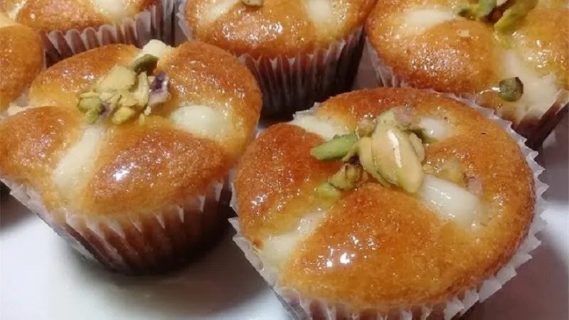 اكواب البسبوسه شكل جديد وطعم رائع بالفيديو