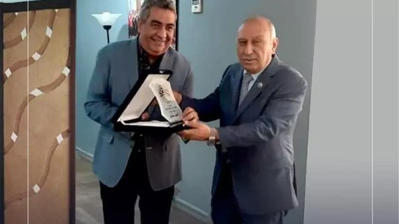اتحاد الكرة يكرم المهندس احمد عثمان نائب الإسماعيلية