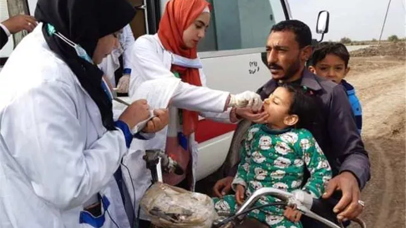 صحة الإسماعيلية :جيش ميداني بعد انتهاء حملة شلل الاطفال لتطعيم المتخلفين .صور