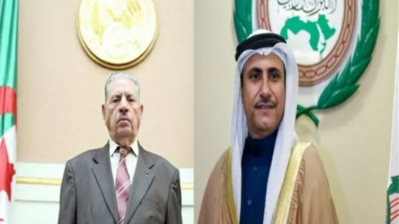 رئيس البرلمان العربي يُهنئ رئيس مجلس الأمة الجزائري الجديد